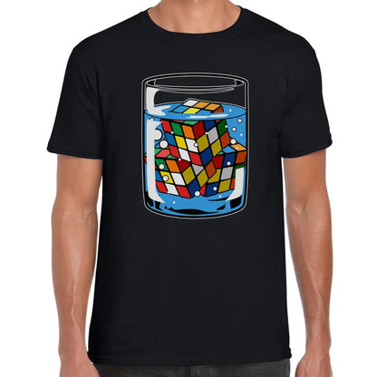 Cubes in A Glass T-Shirt - Tshirtpark.com