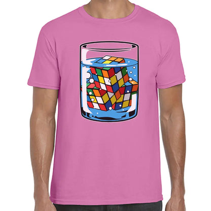 Cubes in A Glass T-Shirt - Tshirtpark.com