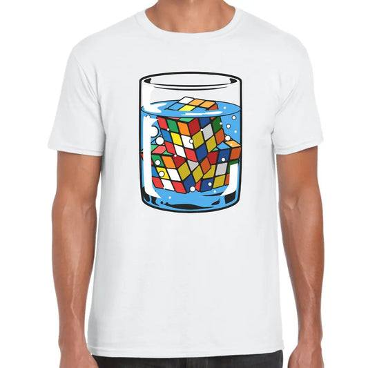 Cubes in A Glass T-Shirt - Tshirtpark.com