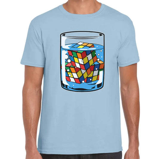 Cubes in A Glass T-Shirt - Tshirtpark.com