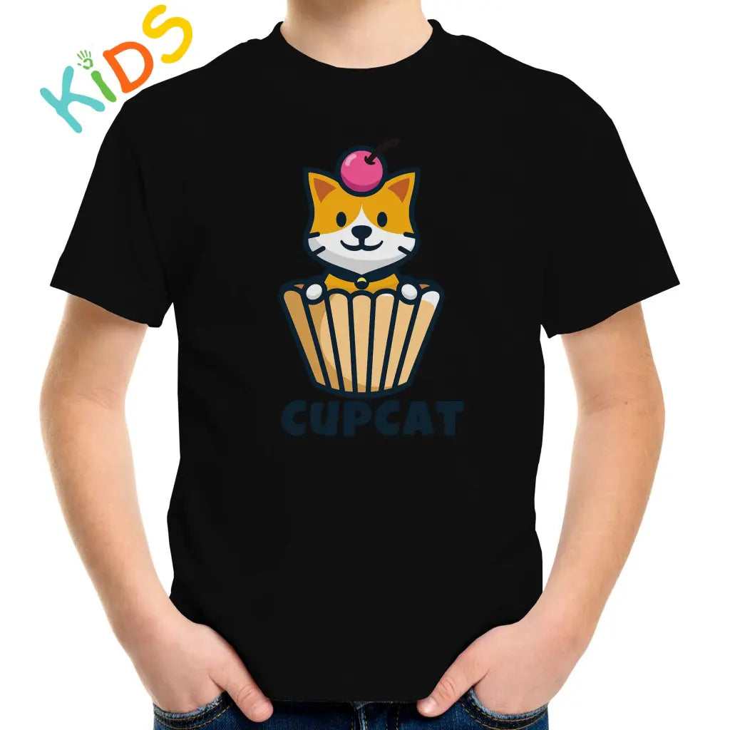 Cupcat Face Kids T-shirt - Tshirtpark.com