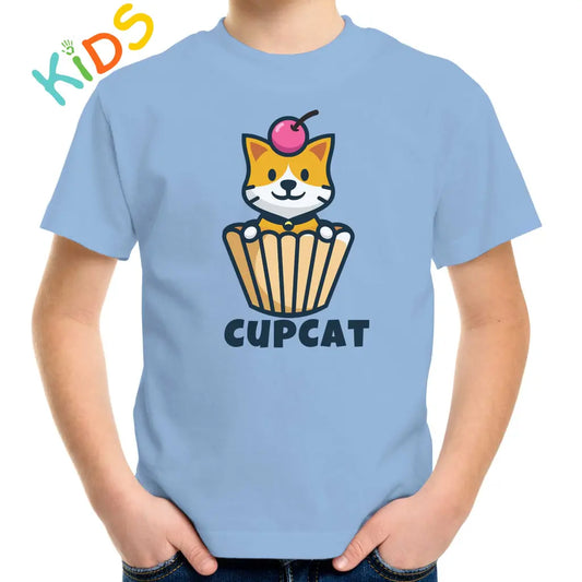 Cupcat Face Kids T-shirt - Tshirtpark.com