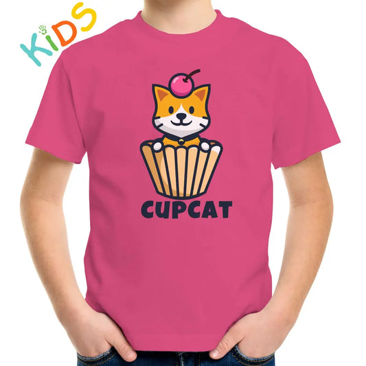 Cupcat Face Kids T-shirt - Tshirtpark.com