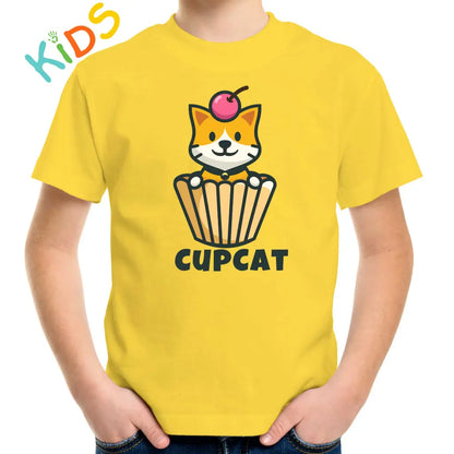Cupcat Face Kids T-shirt - Tshirtpark.com