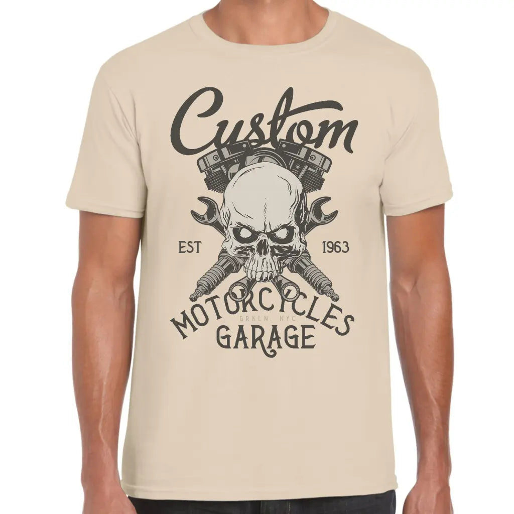 Custom Motorcycles Garage T-Shirt - Tshirtpark.com