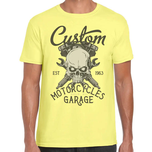 Custom Motorcycles Garage T-Shirt - Tshirtpark.com