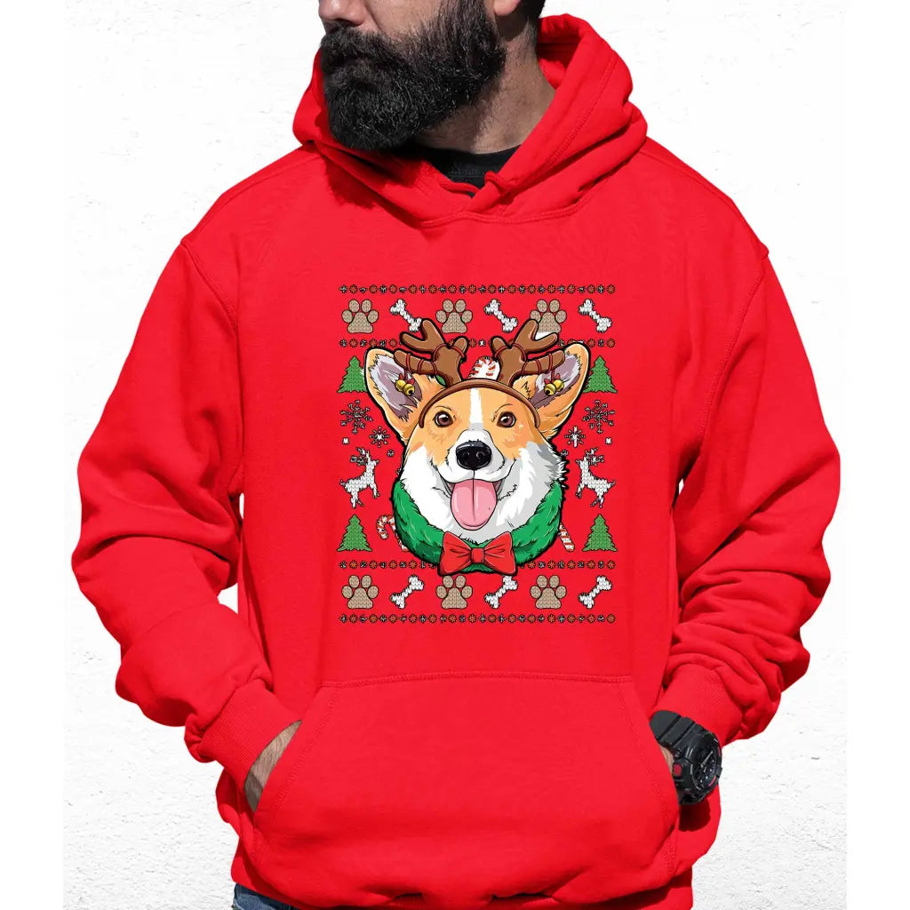 Cute Christmas Dog Colour Hoodie - Tshirtpark.com