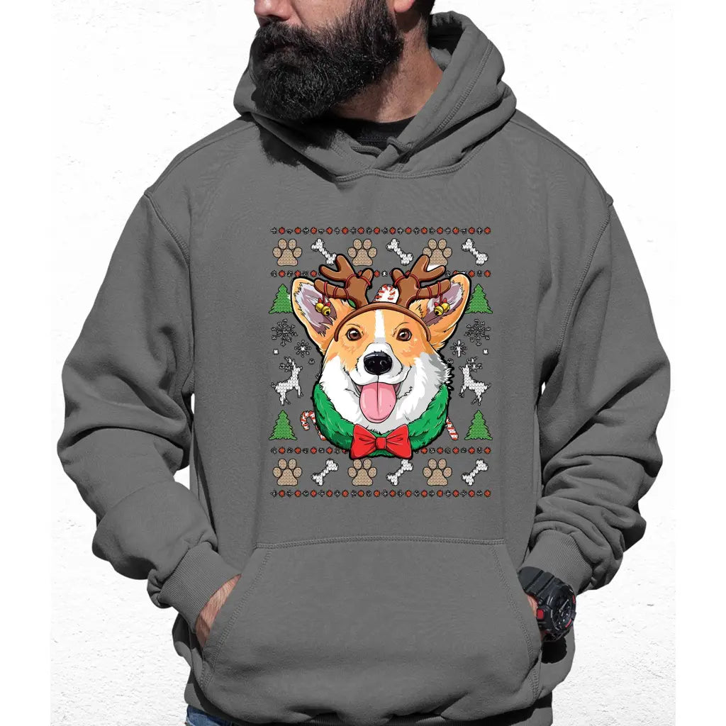 Cute Christmas Dog Colour Hoodie - Tshirtpark.com