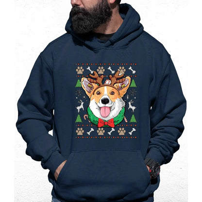 Cute Christmas Dog Colour Hoodie - Tshirtpark.com