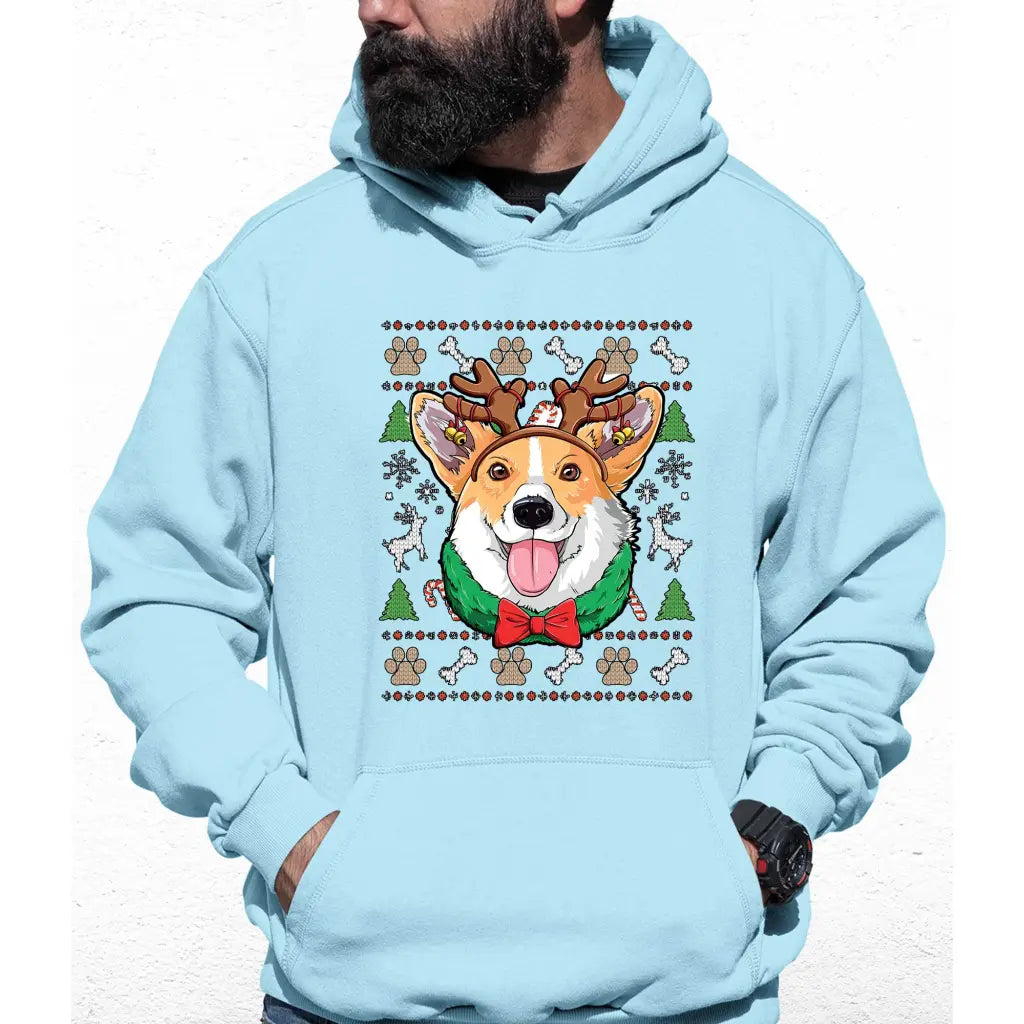 Cute Christmas Dog Colour Hoodie - Tshirtpark.com