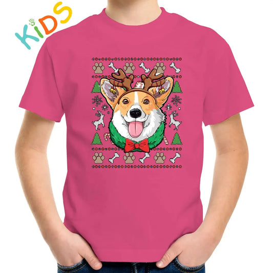 Cute Christmas Dog Kids T-shirt - Tshirtpark.com