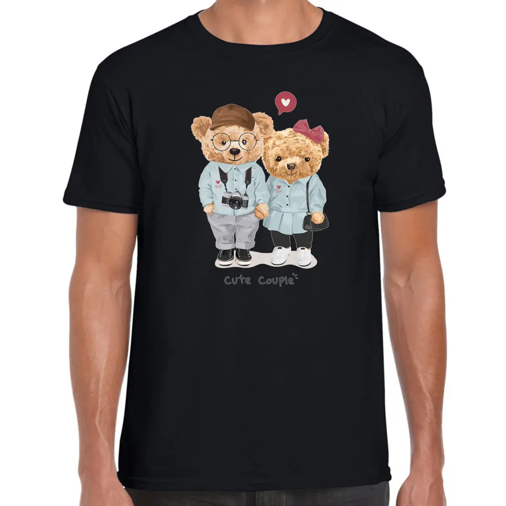 Cute Couple Teddy T-Shirt - Tshirtpark.com