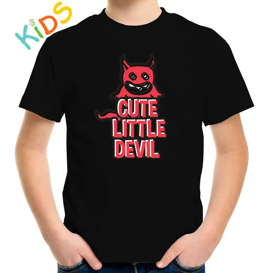 Cute Little Devil Kids T-shirt - Tshirtpark.com