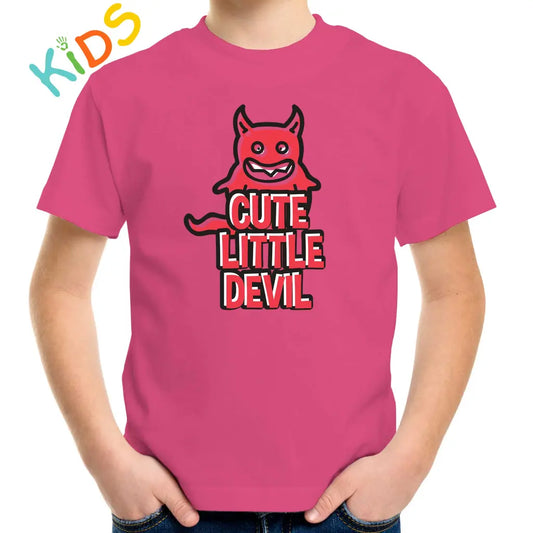 Cute Little Devil Kids T-shirt - Tshirtpark.com