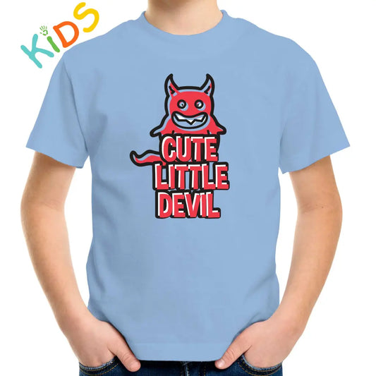 Cute Little Devil Kids T-shirt - Tshirtpark.com