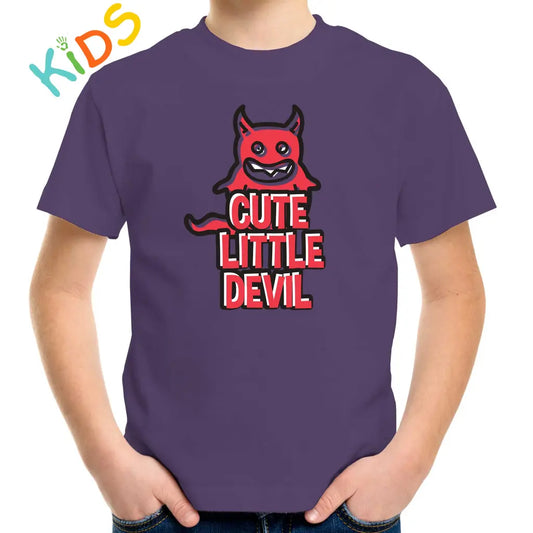 Cute Little Devil Kids T-shirt - Tshirtpark.com