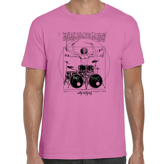 Da Vinci Drum T-Shirt - Tshirtpark.com