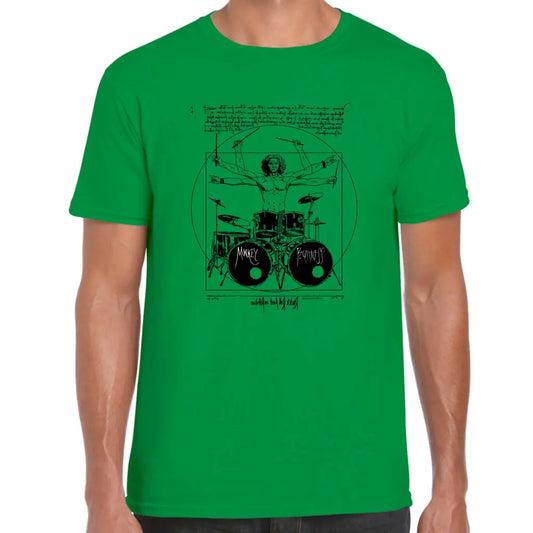 Da Vinci Drum T-Shirt - Tshirtpark.com