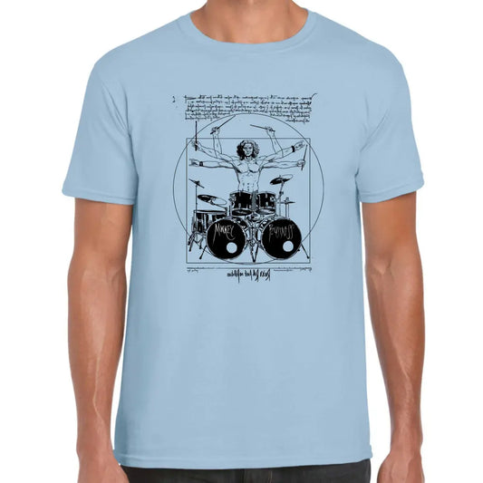 Da Vinci Drum T-Shirt - Tshirtpark.com