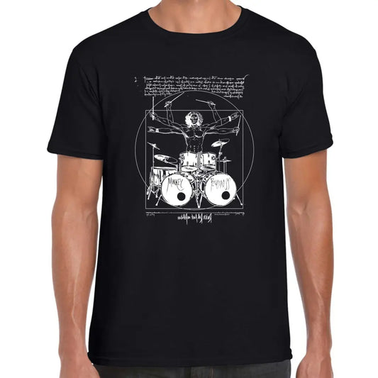 Da Vinci Drum T-Shirt - Tshirtpark.com