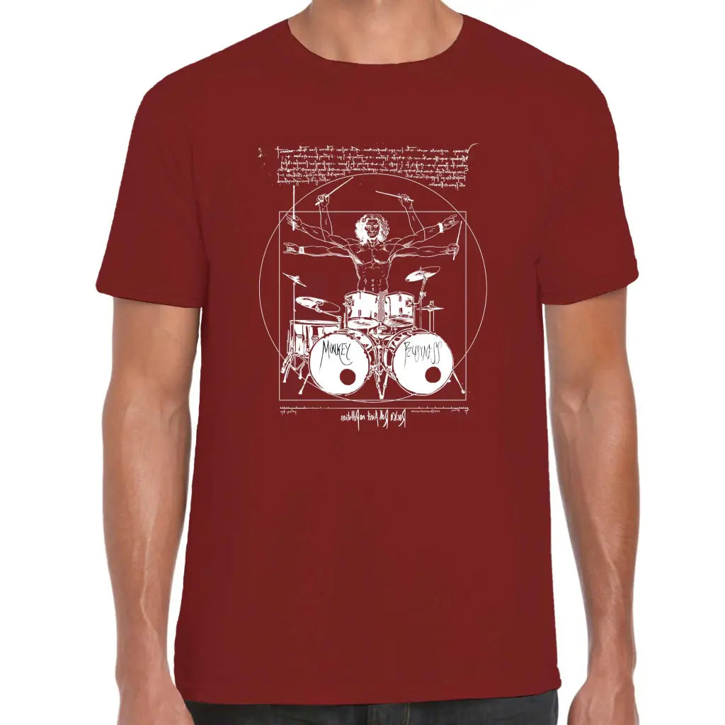 Da Vinci Drum T-Shirt - Tshirtpark.com