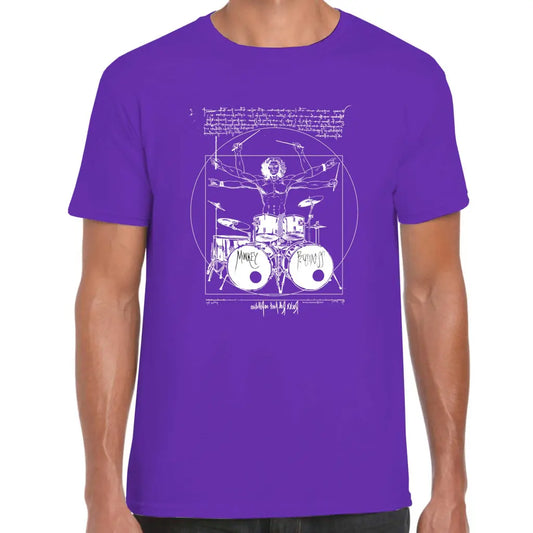 Da Vinci Drum T-Shirt - Tshirtpark.com