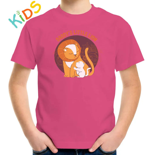 Daddy’s Little Lion Kids T-shirt - Tshirtpark.com