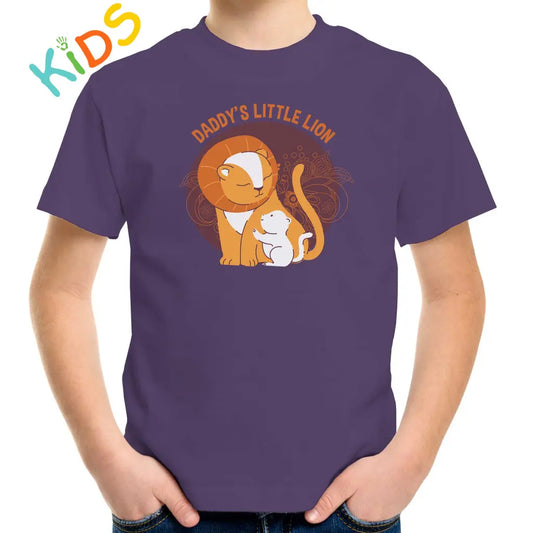 Daddy’s Little Lion Kids T-shirt - Tshirtpark.com