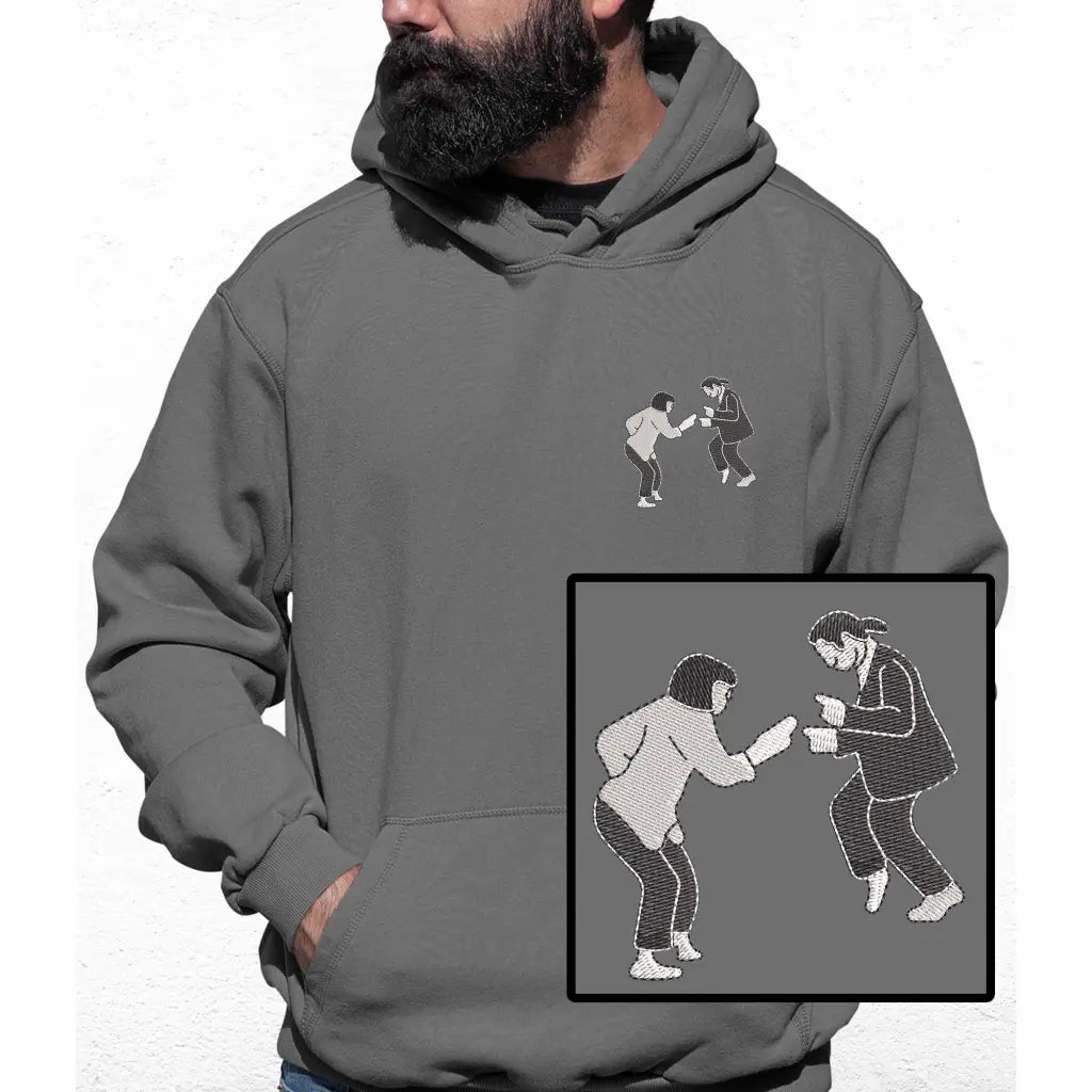 Dancers Embroidered Colour Hoodie - Tshirtpark.com