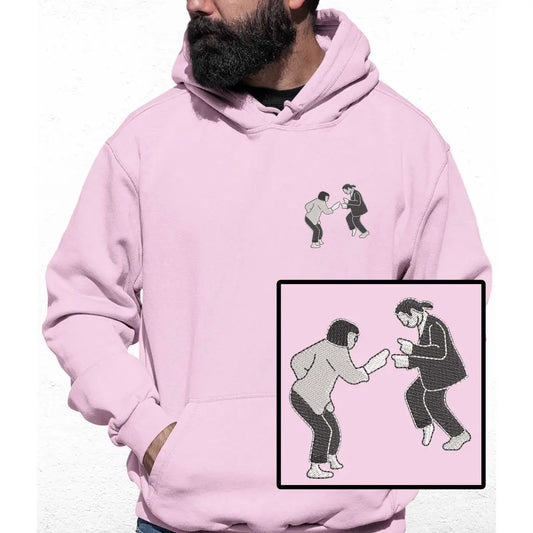 Dancers Embroidered Colour Hoodie - Tshirtpark.com