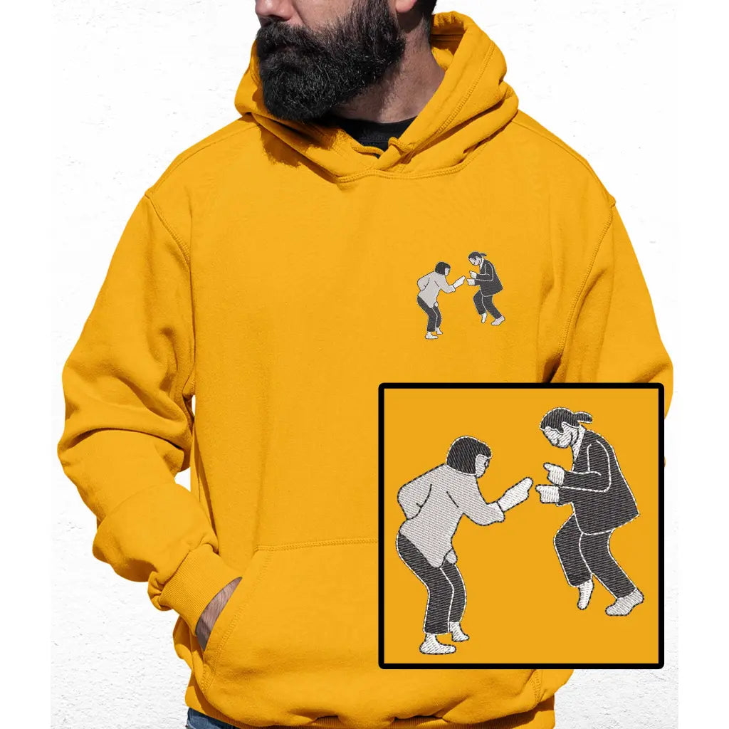 Dancers Embroidered Colour Hoodie - Tshirtpark.com