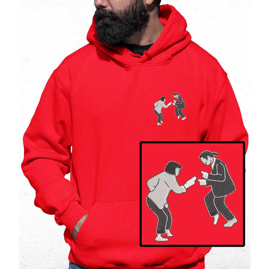 Dancers Embroidered Colour Hoodie - Tshirtpark.com