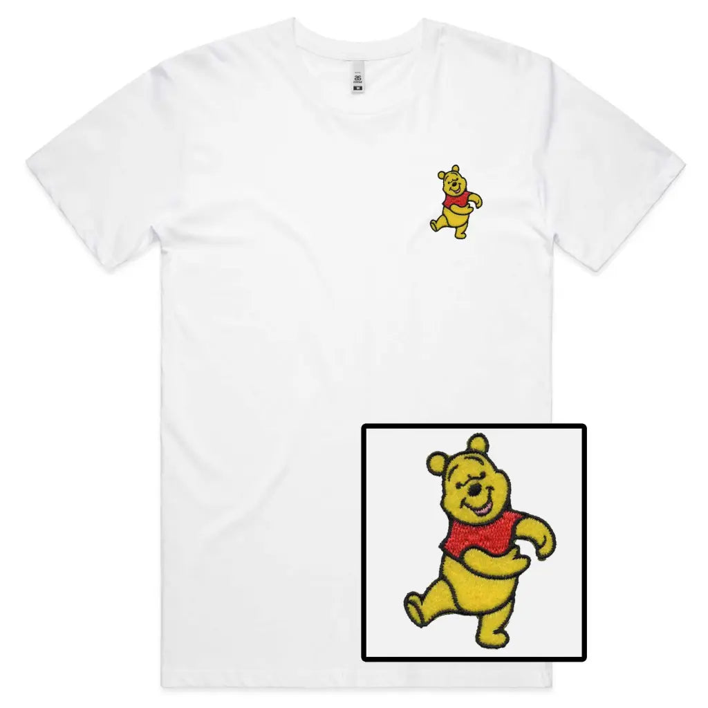 Dancing Bear Embroidered T-Shirt - Tshirtpark.com