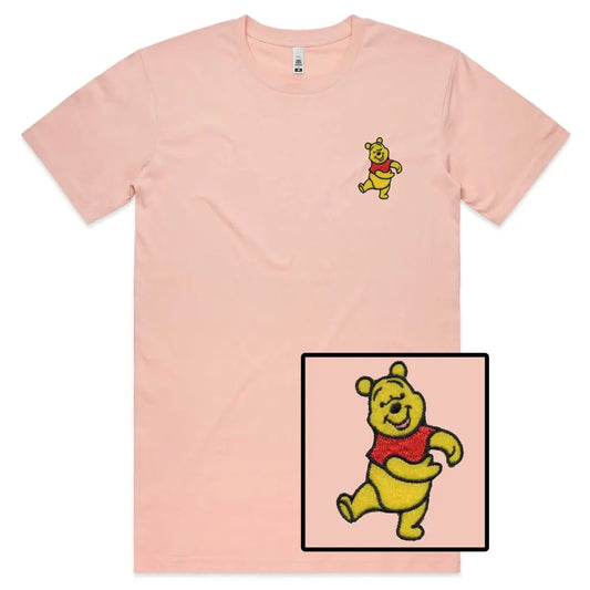 Dancing Bear Embroidered T-Shirt - Tshirtpark.com