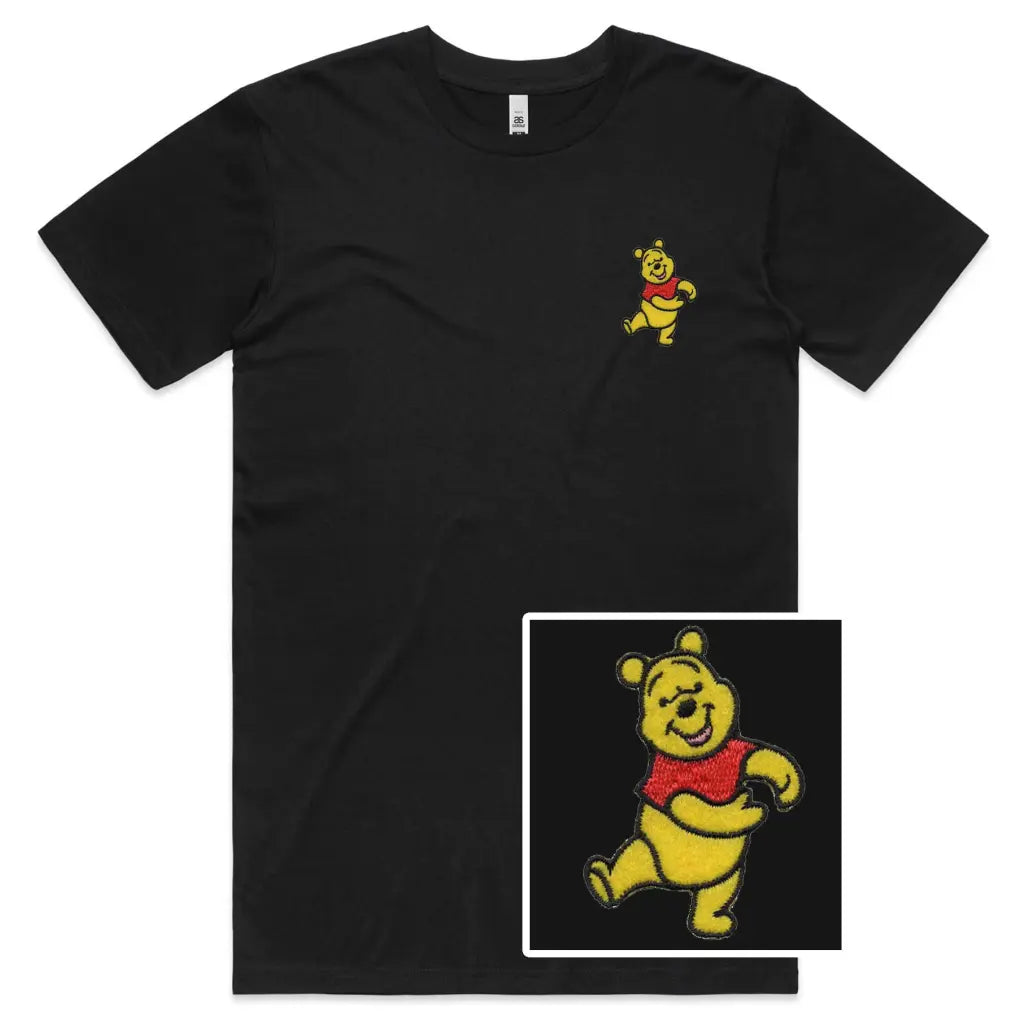 Dancing Bear Embroidered T-Shirt - Tshirtpark.com