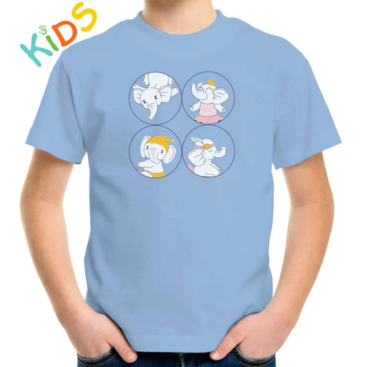 Dancing Elephant Kids T-shirt - Tshirtpark.com