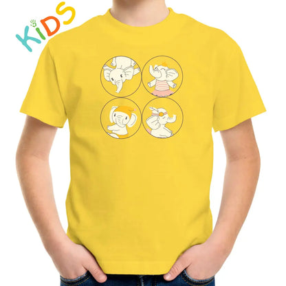 Dancing Elephant Kids T-shirt - Tshirtpark.com