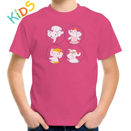 Dancing Elephant Kids T-shirt - Tshirtpark.com