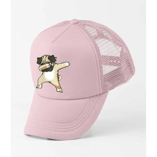 Dancing Pug Trucker Cap - Tshirtpark.com