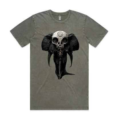 Dark Elephant Stone Wash T-Shirt - Tshirtpark.com