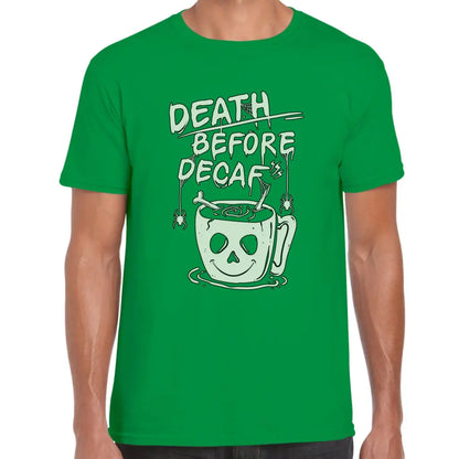 Death Before Decaf T-Shirt - Tshirtpark.com