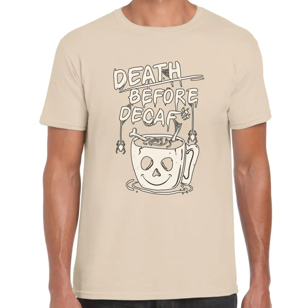 Death Before Decaf T-Shirt - Tshirtpark.com