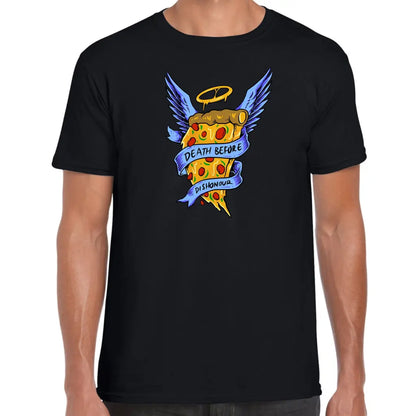 Death Before Dishonour Pizza T-Shirt - Tshirtpark.com