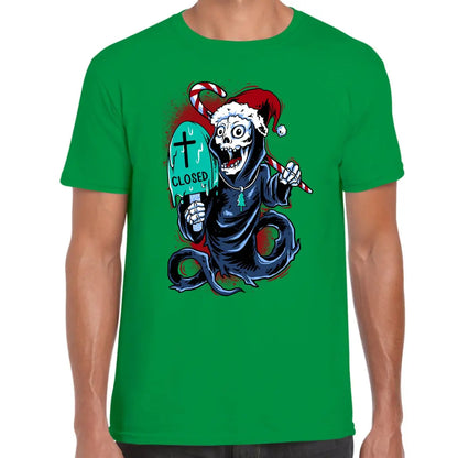 Death Closed Santa T-Shirt - Tshirtpark.com