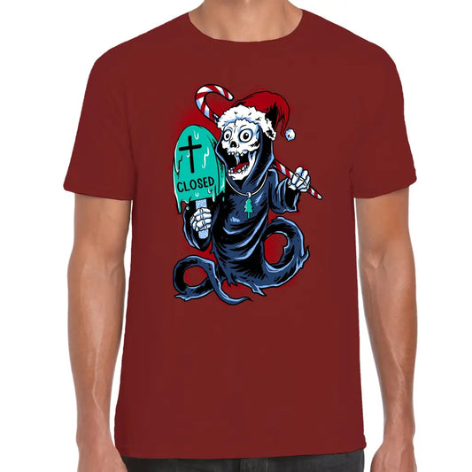 Death Closed Santa T-Shirt - Tshirtpark.com