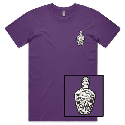 Death Potion Embroidered T-Shirt - Tshirtpark.com