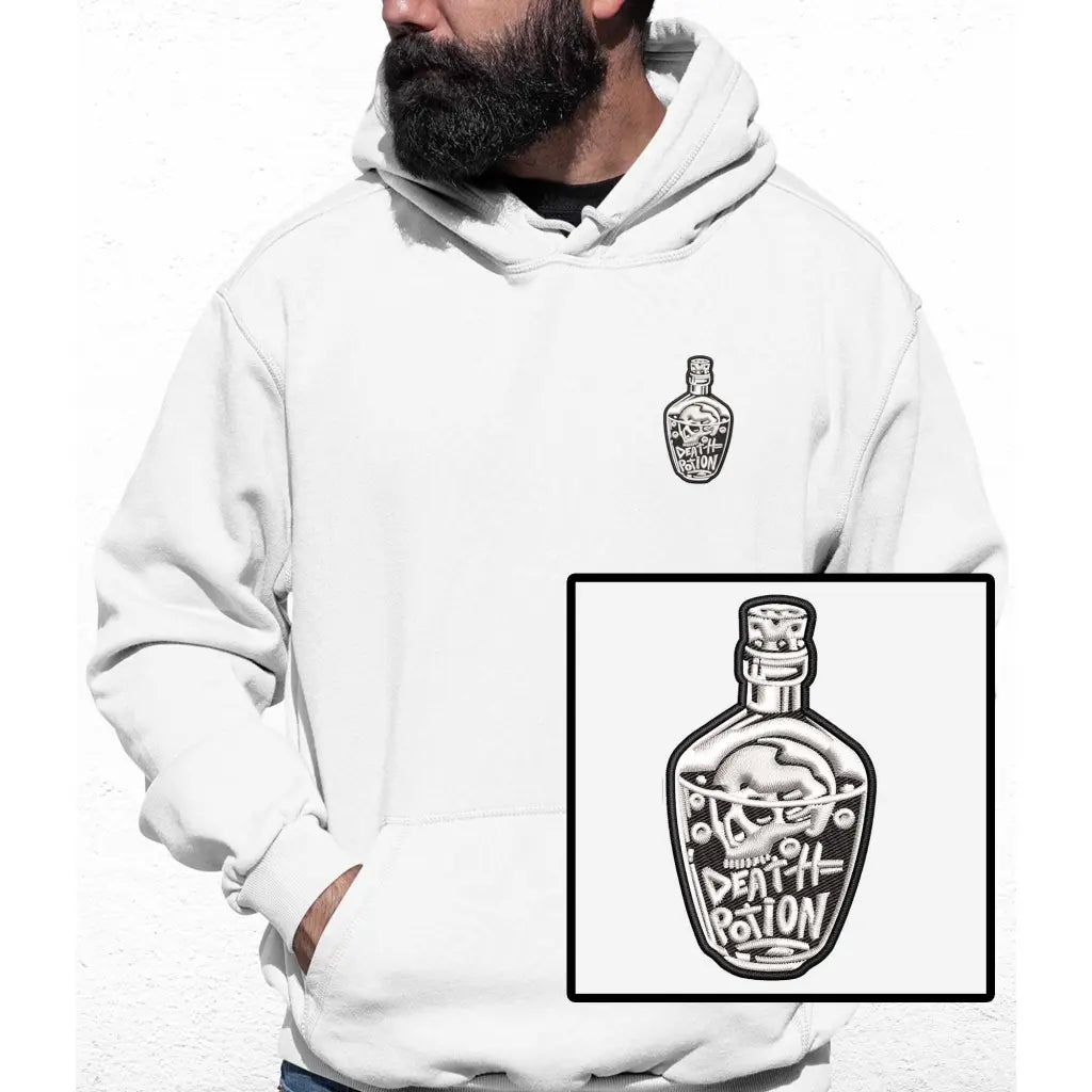 Death Potion Logo Embroidered Colour Hoodie - Tshirtpark.com