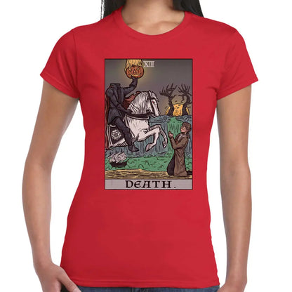 Death Pumpkin Head Ladies T-shirt - Tshirtpark.com