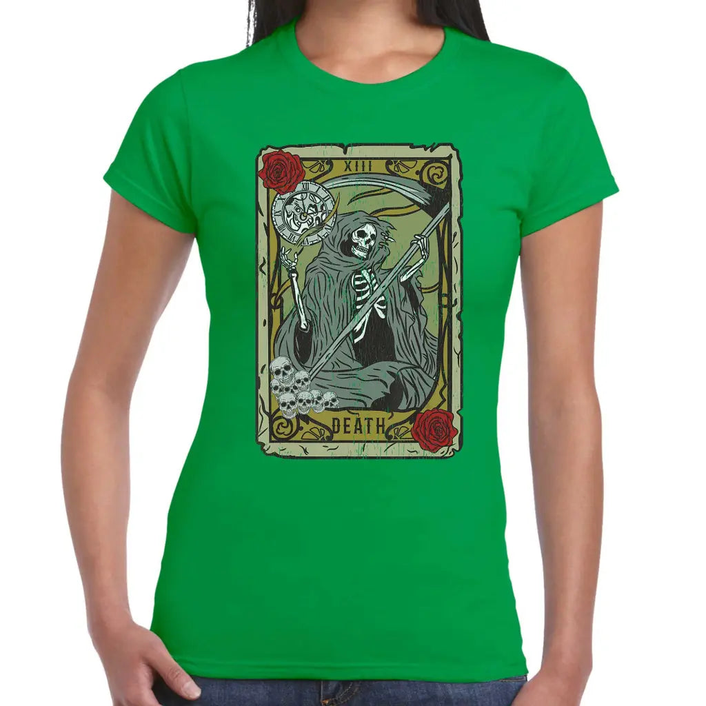 Death Skeleton Rose Ladies T-shirt - Tshirtpark.com