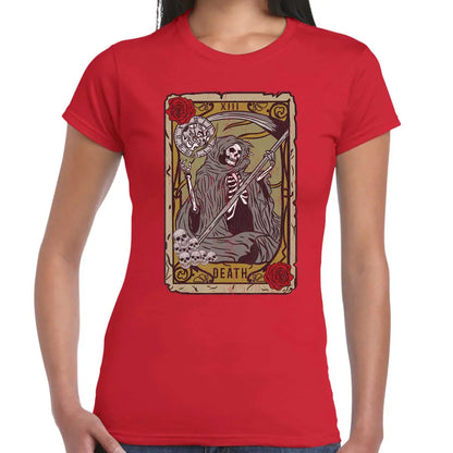 Death Skeleton Rose Ladies T-shirt - Tshirtpark.com